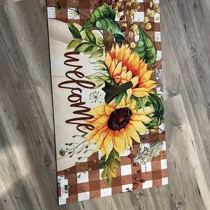 Floral fall rug